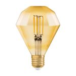 Osram Vintage 1906 LED E27 Birne Fadenlampe Gold 4.5W 420lm - 825  | Ersatz für 40W Osram Vintage 1906 LED E27 Birne Fadenlampe Gold 4.5W 420lm - 825  | Ersatz für 40W