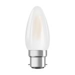 Ledvance Classic Performance LED Glühbirne B22d Kerze Fadenlampe Matt 4W 470lm - 827 Extra Warmweiß | Ersatz für 40W Ledvance Classic Performance LED Glühbirne B22d Kerze Fadenlampe Matt 4W 470lm - 827 Extra Warmweiß | Ersatz für 40W