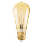 Ledvance Vintage 1906 LED E27 Birne Gold 2.5W 220lm - 824 | Ersatz für 22W Ledvance Vintage 1906 LED E27 Birne Gold 2.5W 220lm - 824 | Ersatz für 22W