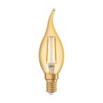 Ledvance Vintage 1906 LED E14 Kerze Gold 2.5W 220lm - 824 | Ersatz für 22W Ledvance Vintage 1906 LED E14 Kerze Gold 2.5W 220lm - 824 | Ersatz für 22W