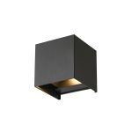 D'Lite LED Wandleuchte Elingen Aluminium Schwarz 4.9W 480lm - 830  D'Lite LED Wandleuchte Elingen Aluminium Schwarz 4.9W 480lm - 830