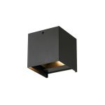 D'Lite LED Wandleuchte Elingen Aluminium Schwarz 4.9W 480lm - 830  | Bewegungssensor D'Lite LED Wandleuchte Elingen Aluminium Schwarz 4.9W 480lm - 830  | Bewegungssensor