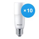 Mehrfachpackung 10x Philips Corepro LED E27 Tubular Stick Matt 9.5W 950lm - 830  | Ersatz für 75W Mehrfachpackung 10x Philips Corepro LED E27 Tubular Stick Matt 9.5W 950lm - 830  | Ersatz für 75W