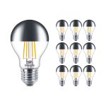 Mehrfachpackung 10x Philips Classic LED Glühbirne E27 Birne Spiegel 7.2W 650lm - 827 Extra Warmweiß | Dimmbar - Ersatz für 60W Mehrfachpackung 10x Philips Classic LED Glühbirne E27 Birne Spiegel 7.2W 650lm - 827 Extra Warmweiß | Dimmbar - Ersatz für 60W