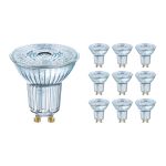 Mehrfachpackung 10x Ledvance Performance LED-Spot Reflektor GU10 PAR16 4.3W 350lm 36D - 830  | Ersatz für 50W Mehrfachpackung 10x Ledvance Performance LED-Spot Reflektor GU10 PAR16 4.3W 350lm 36D - 830  | Ersatz für 50W