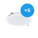 Mehrfachpackung 6x Philips LED Deckenstrahler DN065B Metall Weiß 12W 1200lm 110D - 830  | 175mm - Ausschnitt 150mm - IP20 Mehrfachpackung 6x Philips LED Deckenstrahler DN065B Metall Weiß 12W 1200lm 110D - 830  | 175mm - Ausschnitt 150mm - IP20