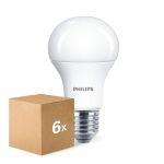 Mehrfachpackung 6x Philips  CorePro LED Glühbirne E27 Birne Matt 10W 1055lm - 827  | Ersatz Für 75W Mehrfachpackung 6x Philips  CorePro LED Glühbirne E27 Birne Matt 10W 1055lm - 827  | Ersatz Für 75W