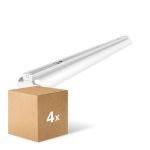 Mehrfachpackung 4x Deckenleuchte Reflektor V2 LED T8 | Geeignet für 2x 150cm LED Röhre Mehrfachpackung 4x Deckenleuchte Reflektor V2 LED T8 | Geeignet für 2x 150cm LED Röhre