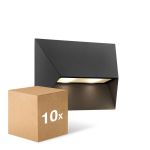 Mehrfachpackung 10x Nordlux Pontio Wandleuchte Aluminium Schwarz | IP54 - Geeignet für 2x GU10 Mehrfachpackung 10x Nordlux Pontio Wandleuchte Aluminium Schwarz | IP54 - Geeignet für 2x GU10