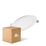 Mehrfachpackung 4x Ledvance LED Deckenstrahler Rund DN155 12W 1020lm 120D - 830  | 169mm  Mehrfachpackung 4x Ledvance LED Deckenstrahler Rund DN155 12W 1020lm 120D - 830  | 169mm