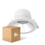 Mehrfachpackung 6x LED Deckenstrahler V2.0 15-25W 1800-3060lm 60D - 830/840 CCT | 220mm - Ausschnitt 200mm Mehrfachpackung 6x LED Deckenstrahler V2.0 15-25W 1800-3060lm 60D - 830/840 CCT | 220mm - Ausschnitt 200mm
