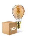 Mehrfachpackung 10x Philips Master Value LED Lustre E14 Kugel Fadenlampe Klar 2.6W 136lm - 918  | Höchste Farbwiedergabe - Dimmbar - Ersatz Für 15W Mehrfachpackung 10x Philips Master Value LED Lustre E14 Kugel Fadenlampe Klar 2.6W 136lm - 918  | Höchste Farbwiedergabe - Dimmbar - Ersatz Für 15W