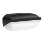 Philips LED Sicherheit Coreline BWC120 Schwarz 14W 1800lm - 830  | 282x178mm - IP54 