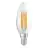 Ledvance Classic LED E14 Kerze Fadenlampe Klar 4.8W 470lm - 827 | Dimmbar - Ersatz für 40W