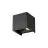 D'Lite LED Wandleuchte Elingen Aluminium Schwarz 4.9W 480lm - 830  | Lichtsensor