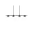 Nordlux Pendelleuchte Rail Clyde 20W 827 350lm 120D Schwarz - Metall | Dimmbar