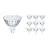 Mehrfachpackung 10x Philips Corepro LEDspot GU5.3 MR16 4.4W 345lm 36D - 827  | Ersatz für 35W