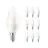 Mehrfachpackung 10x Philips Corepro LEDcandle E14 Matt 7W 806lm - 822-827 Dim To Warm | Dimmbar - Ersatz Für 60W