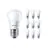 Mehrfachpackung 10x Philips Corepro LEDluster E27 Kugel Matt 5W 470lm - 827  | Ersatz für 40W