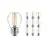 Mehrfachpackung 10x Philips Master Value LEDluster E27 Kugel Fadenlampe Klar 3.4W 470lm - 927  | Höchste Farbwiedergabe - Dimmbar - Ersatz für 40W
