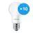 Mehrfachpackung 10x Philips Corepro LEDbulb E27 Birne Matt 5W 470lm - 930  | Höchste Farbwiedergabe - Ersatz für 40W