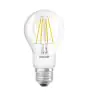 Osram Parathom Classic LED E27 Birne Fadenlampe Klar 6.5W 806lm - 822-827 Dim To Warm | Dimmbar - Ersatz Für 60W