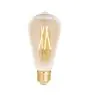 WIZ Smart Wifi E27 Edison Fadenlampe Messing 6.5W 720lm - 820-845 Abstimmbares Weiß | Dimmbar - Ersatz für 50W