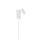 Nordlux LED Wandleuchte Omari Weiß 3.2W 320lm 41D - 827  | Dimmbar - Schwenkbar