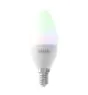 Calex Smart Tuya Wifi E14 Kerze 5W 470lm - 822-840 Abstimmbares Weiß | RGBW - Dimmbar - Ersatz für 40W