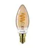 Philips MASTER Value LEDcandle E14 Vintage Fadenlampe Gold 2.5W 136lm – 818  | Dimmbar - Ersatz Für 15W