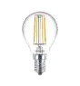 Philips Master Value LEDluster E14 Kugel Fadenlampe Klar 3.4W 470lm - 927  | Höchste Farbwiedergabe - Dimmbar - Ersatz für 40W