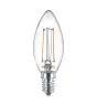 Philips Corepro LEDcandle E14 Fadenlampe Klar 2W 250lm – 840  | Ersatz für 25W