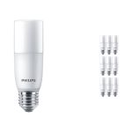 Mehrfachpackung 10x Philips Corepro LED E27 Tubular Stick Matt 9.5W 1050lm - 840  | Ersatz für 75W