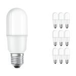 Mehrfachpackung 10x Ledvance CLASSIC LED E27 Linear Matt 9W 1050lm - 840 | Ersatz für 75W