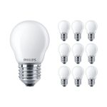 Mehrfachpackung 10x Philips Corepro LEDluster E27 Kugel Matt 2.2W 250lm - 827  | Ersatz für 25W