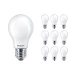 Mehrfachpackung 10x Philips MASTER Value LEDbulb E27 Birne Matt 5.9W 806lm - 927  | Höchste Farbwiedergabe - Dimmbar - Ersatz für 60W