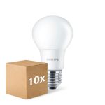 Mehrfachpackung 10x Philips Corepro LEDbulb E27 Birne Matt 8W 806lm - 827  | Ersatz Für 60W