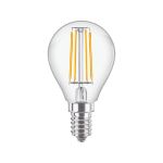 Philips Corepro LEDluster E14 Kugel Fadenlampe Klar 4.3W 470lm - 827  | Ersatz für 40W