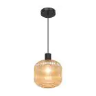 D'Lite Pendelleuchte Leffinge Messing Glas | Geeignet Für  1x E27