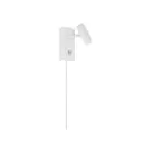 Nordlux LED Wandleuchte Omari Weiß 3.2W 320lm 41D - 827  | Dimmbar - Schwenkbar