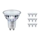 Mehrfachpackung 10x Philips MASTER Value LEDspot GU10 PAR16 4.9W 365lm 60D - 930  | Höchste Farbwiedergabe - Dimmbar - Ersatz für 50W