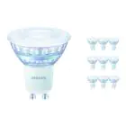 Mehrfachpackung 10x Philips MASTER Value LEDspot GU10 PAR16 6.2W 575lm 36D - 930  | Höchste Farbwiedergabe - Dimmbar - Ersatz für 80W