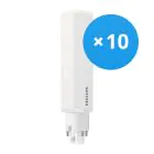 Mehrfachpackung 10x Philips Corepro PL-C LED 6.5W 650lm - 840  | Ersatz für 18W