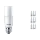 Mehrfachpackung 10x Philips Corepro LED E27 Tubular Stick Matt 9.5W 1050lm - 840  | Ersatz für 75W