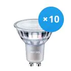 Mehrfachpackung 10x Philips MASTER Value LEDspot GU10 PAR16 3.7W 270lm 60D - 930  | Höchste Farbwiedergabe - Ersatz für 35W