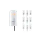Mehrfachpackung 10x Philips Corepro LEDcapsule G4 1W 120lm - 830  | Ersatz für 10W