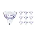 Mehrfachpackung 10x Philips Master Value LEDspot GU5.3 MR16 5.8W 450lm 36D - 927  | Höchste Farbwiedergabe - Dimmbar - Ersatz für 35W