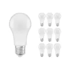 Mehrfachpackung 10x Ledvance CLASSIC LED E27 Birne Matt 8.5W 806lm - 840  | Ersatz für 60W