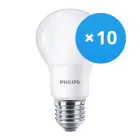 Mehrfachpackung 10x Philips Corepro LEDbulb E27 Birne Matt 5W 470lm - 930  | Höchste Farbwiedergabe - Ersatz für 40W