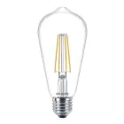 Philips Corepro LEDbulb E27 Edison Fadenlampe Klar 7W 806lm - 827  | Ersatz für 60W